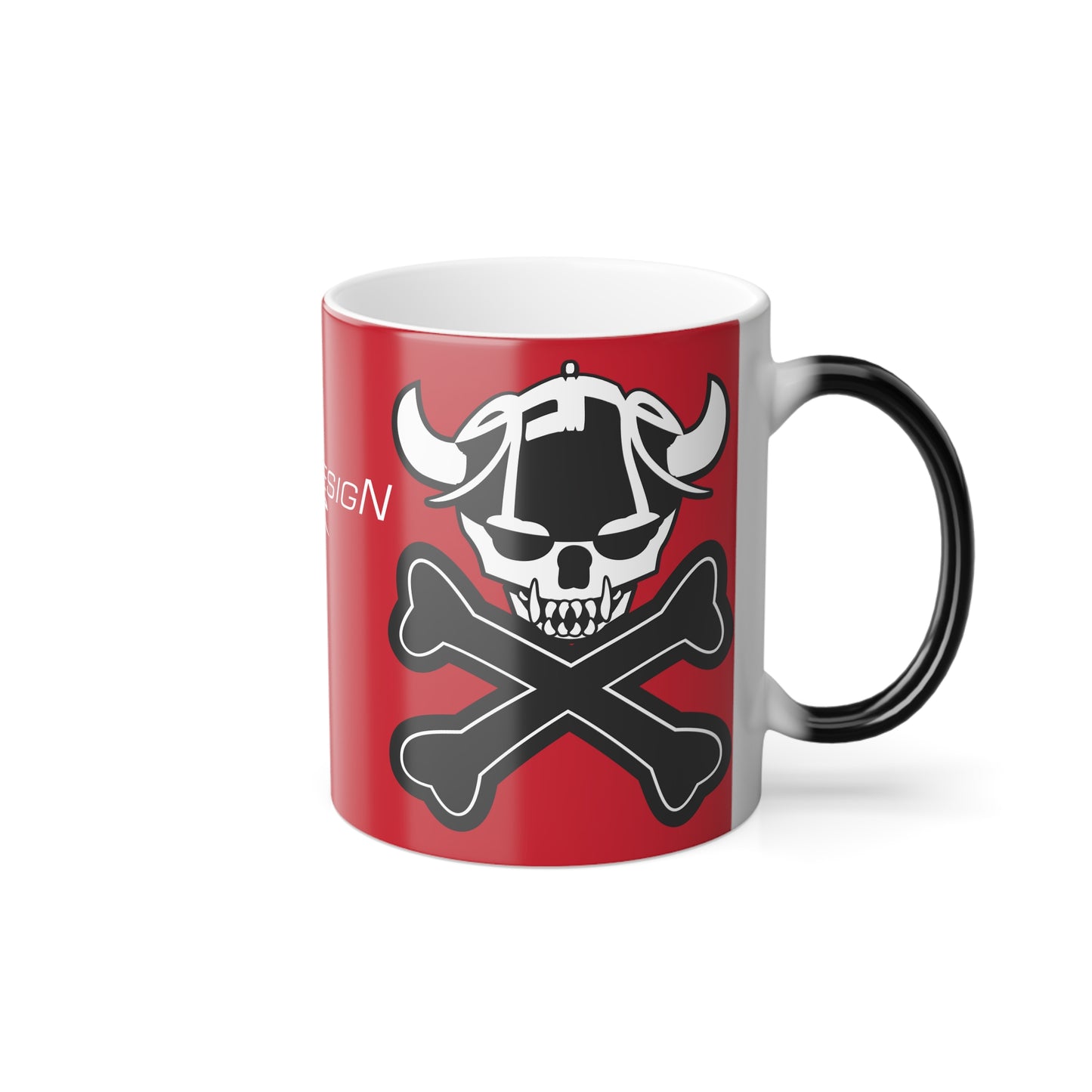 Spine Skull, Color Morphing Mug, 11oz