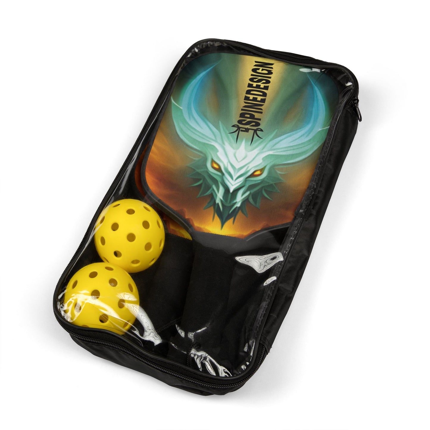 Mint Dragon, Essence of Willpower, Pickleball Kit by Spine Design