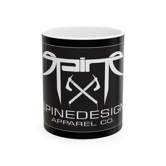 Spine Design Apparel Co. w/ axes Ceramic Mug 11oz
