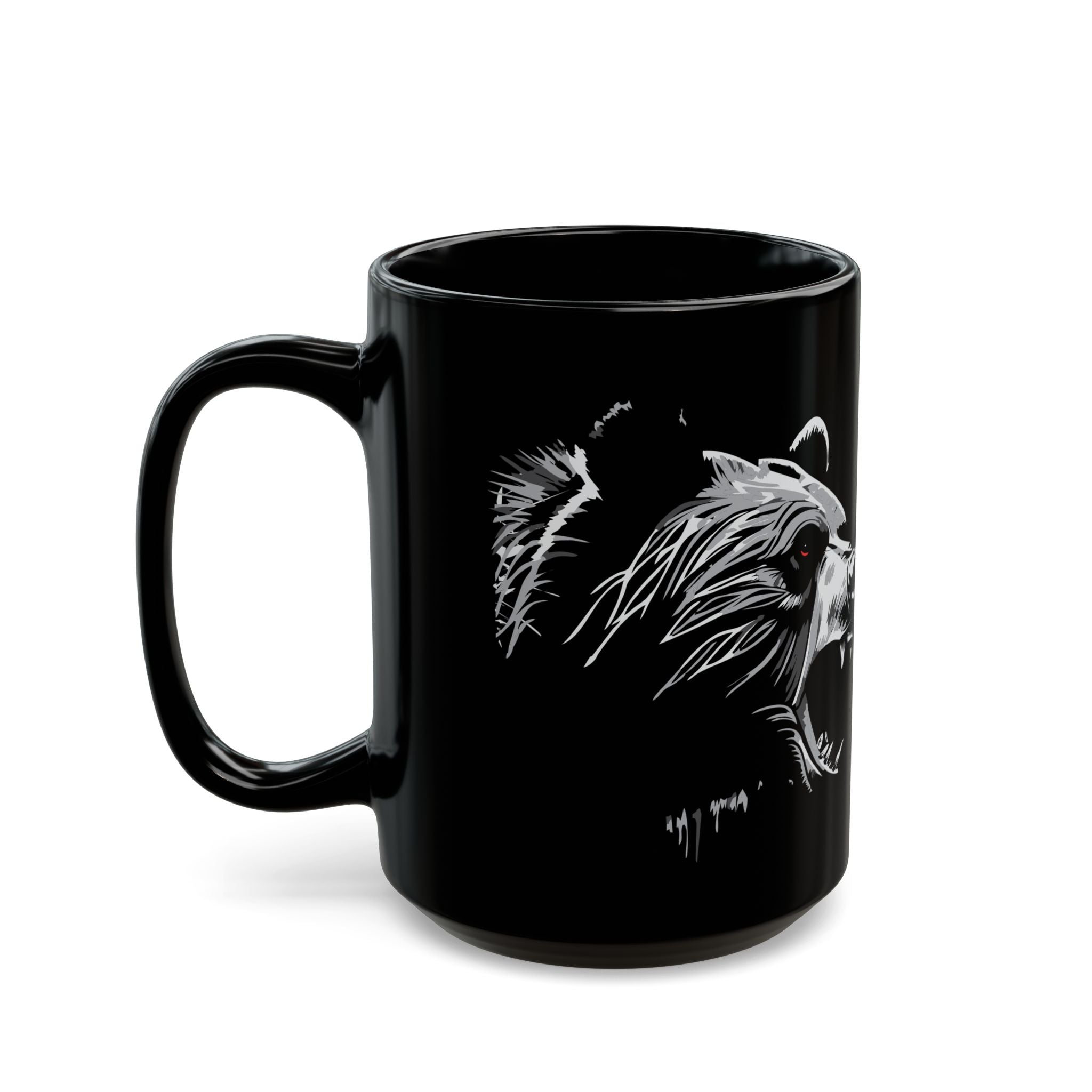 Grizzly Flame Spine, Black Mug (11oz, 15oz)