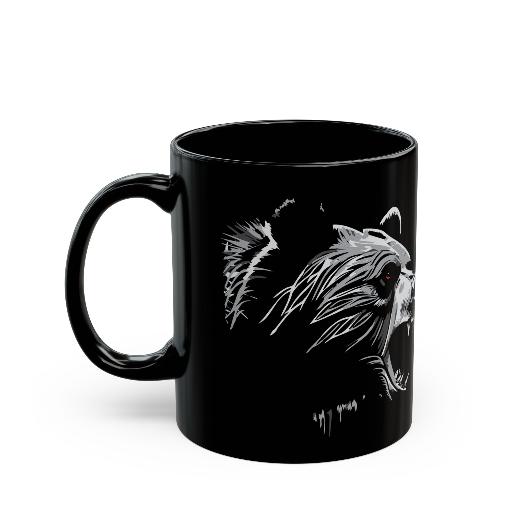 Grizzly Flame Spine, Black Mug (11oz, 15oz)