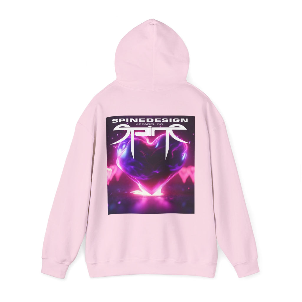 Love Spine, Unisex Heavy Blend™ Hooded Sweatshirt by Spine Design