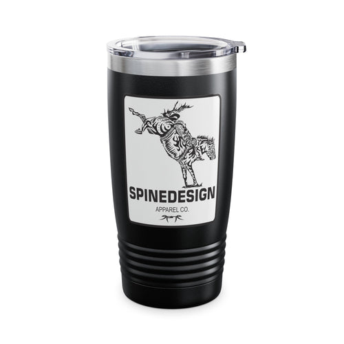 "The Cosmic Bronco" SPINE DESIGN Apparel CO. Ringneck Tumbler, 20oz