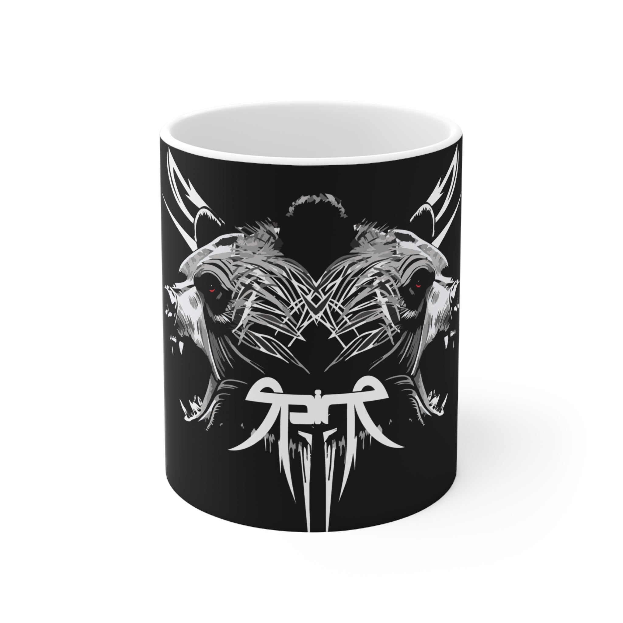 Grizzly Clan Berserker Spine, Big Boy Ceramic Mugs (11oz\15oz\20oz) by Spine Design