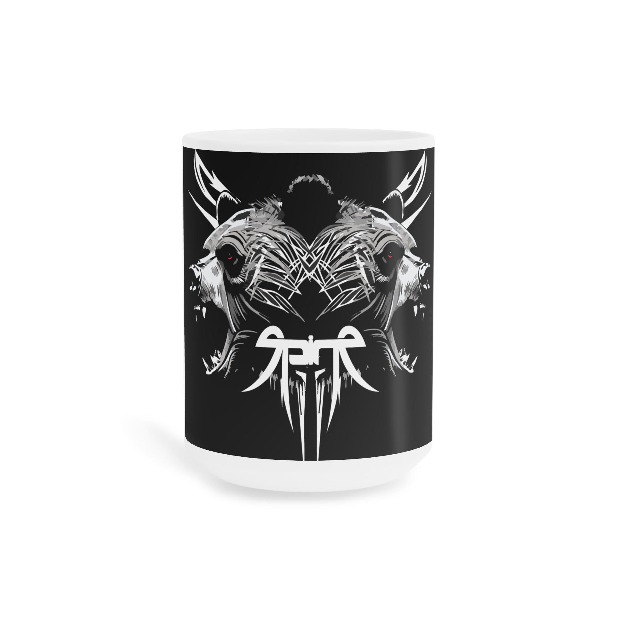 Grizzly Clan Berserker Spine, Big Boy Ceramic Mugs (11oz\15oz\20oz) by Spine Design