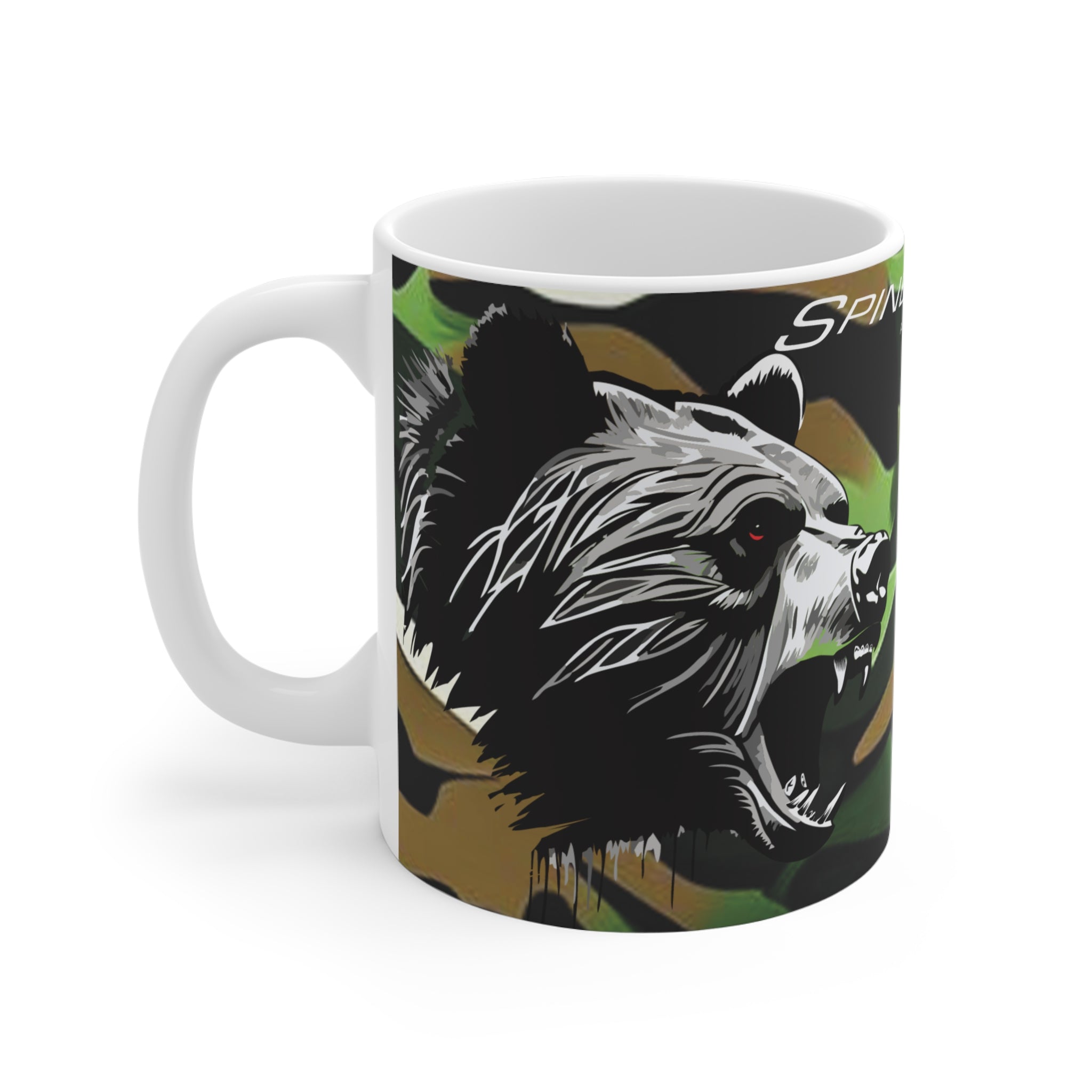 Grizzly Spine, Big Boy Ceramic Mugs (11oz\15oz\20oz) by Spine Design