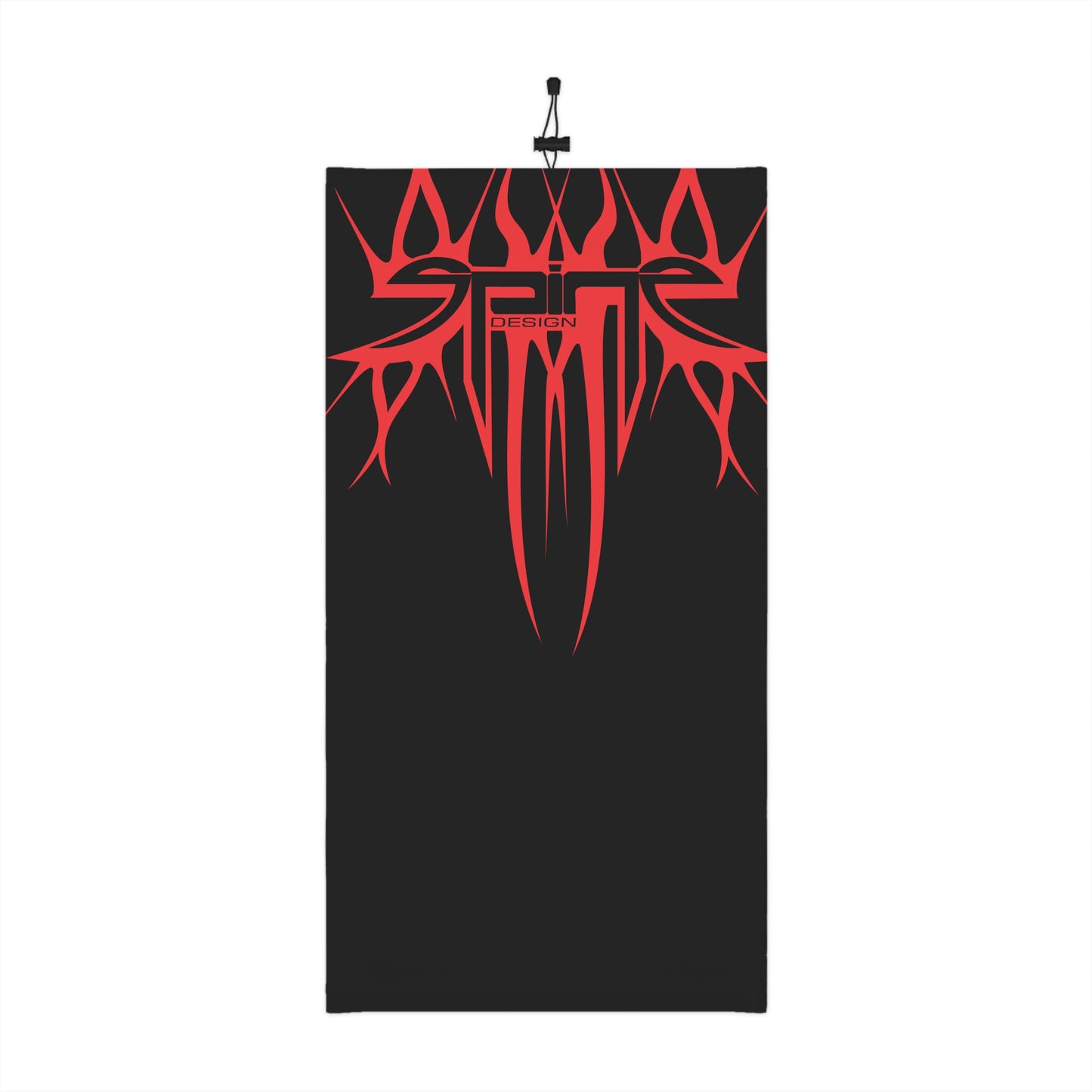 Spine Flame, Winter Neck Gaiter With Drawstring