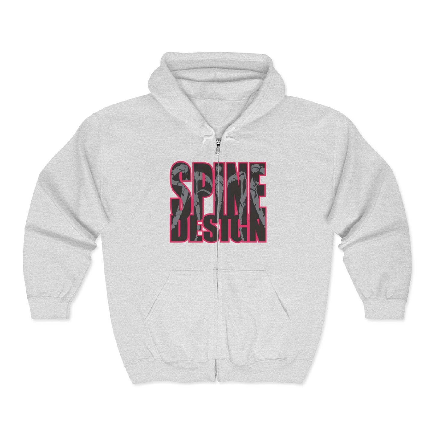 Spine Design Primal Unisex Heavy Blend™ Full Zip Hooded Sweatshirt