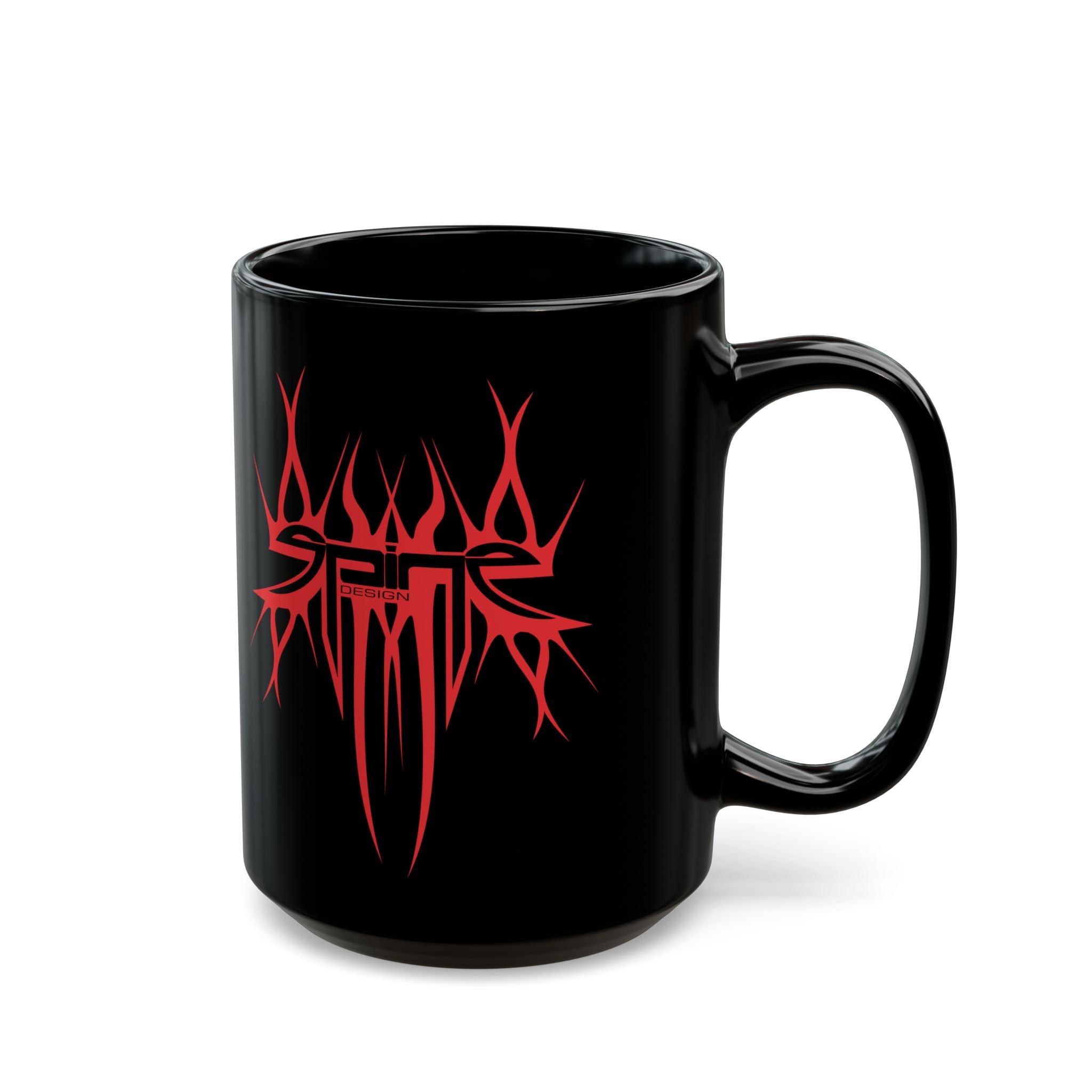 Grizzly Flame Spine, Black Mug (11oz, 15oz)
