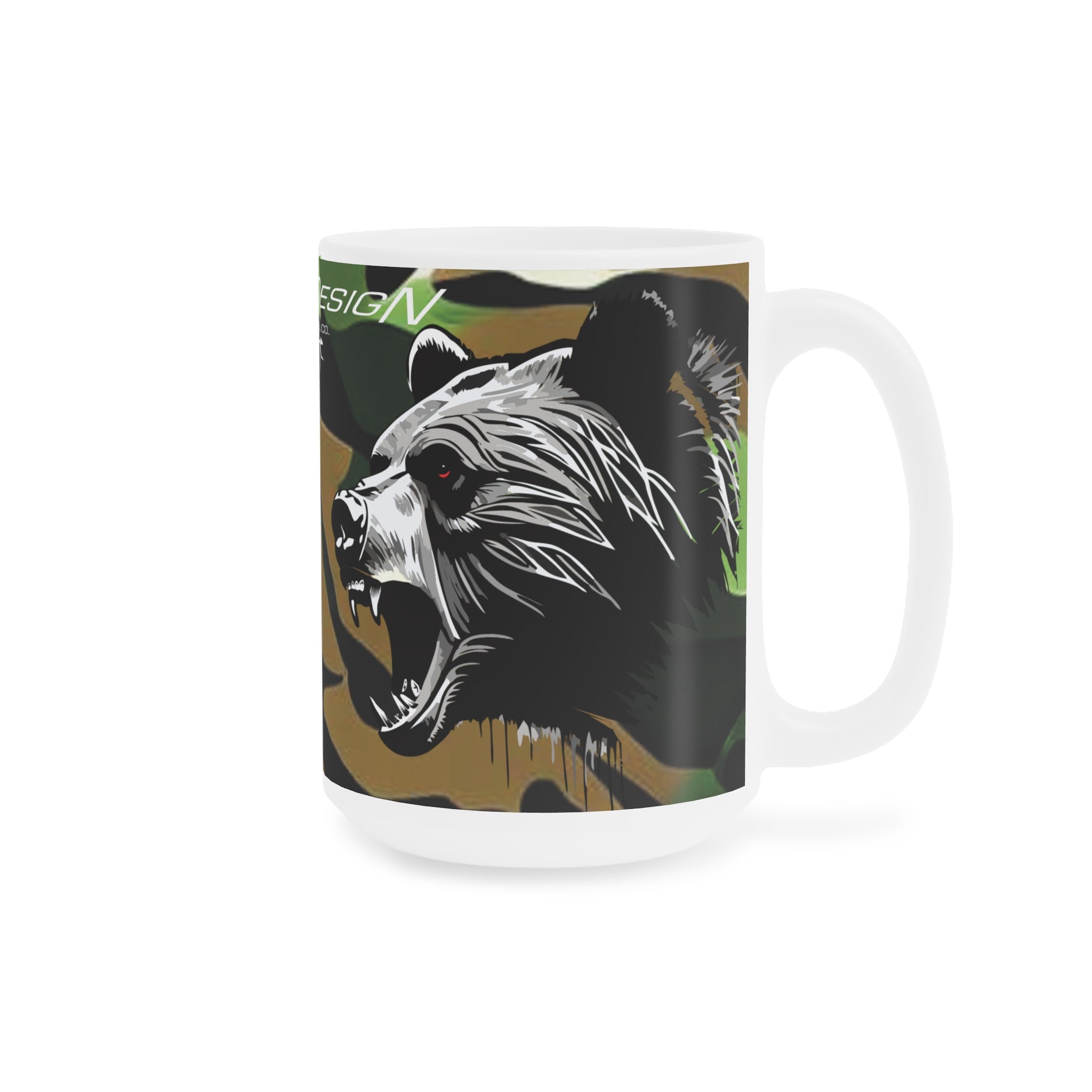 Grizzly Spine, Big Boy Ceramic Mugs (11oz\15oz\20oz) by Spine Design