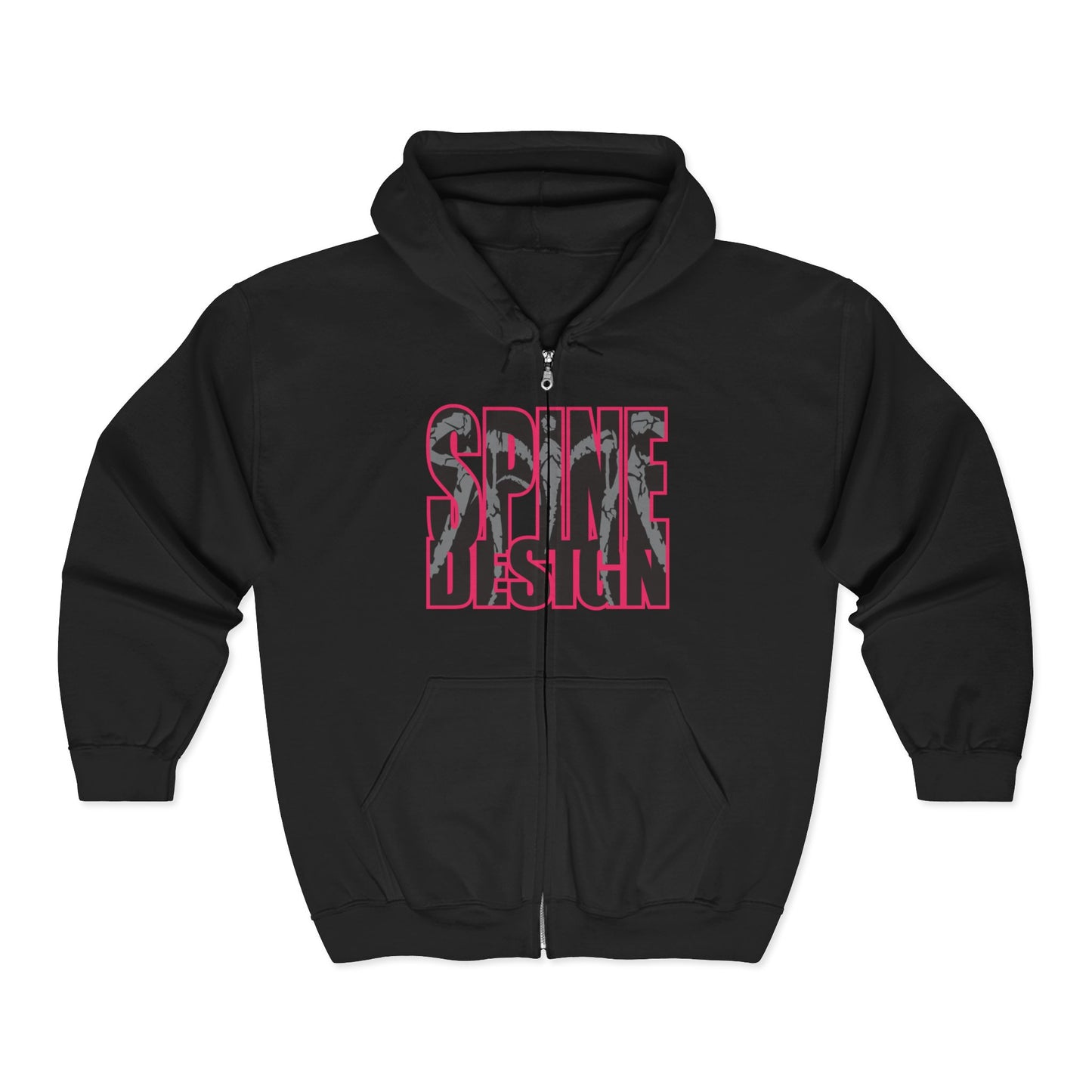 Spine Design Primal Unisex Heavy Blend™ Full Zip Hooded Sweatshirt