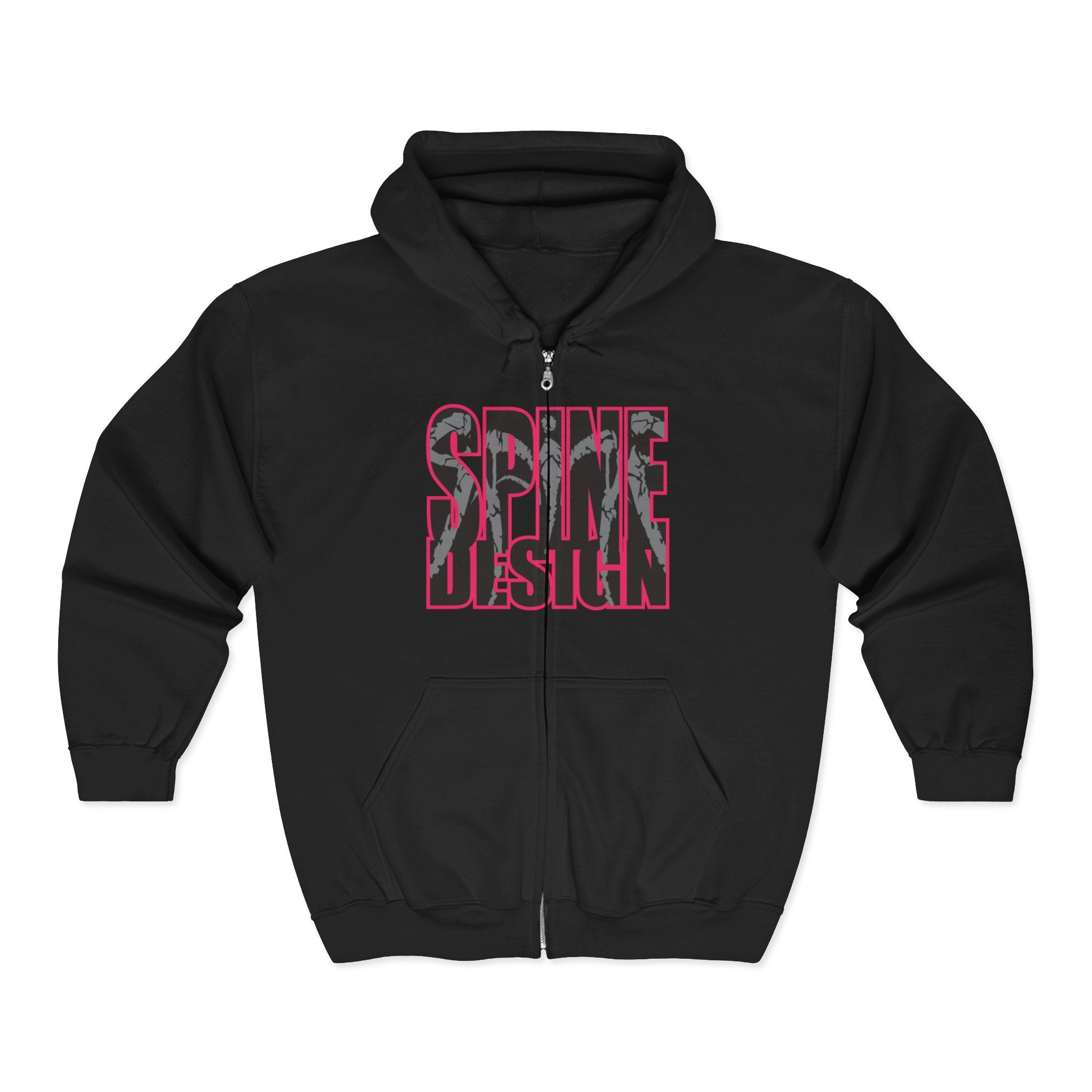 Spine Design Primal Unisex Heavy Blend™ Full Zip Hooded Sweatshirt