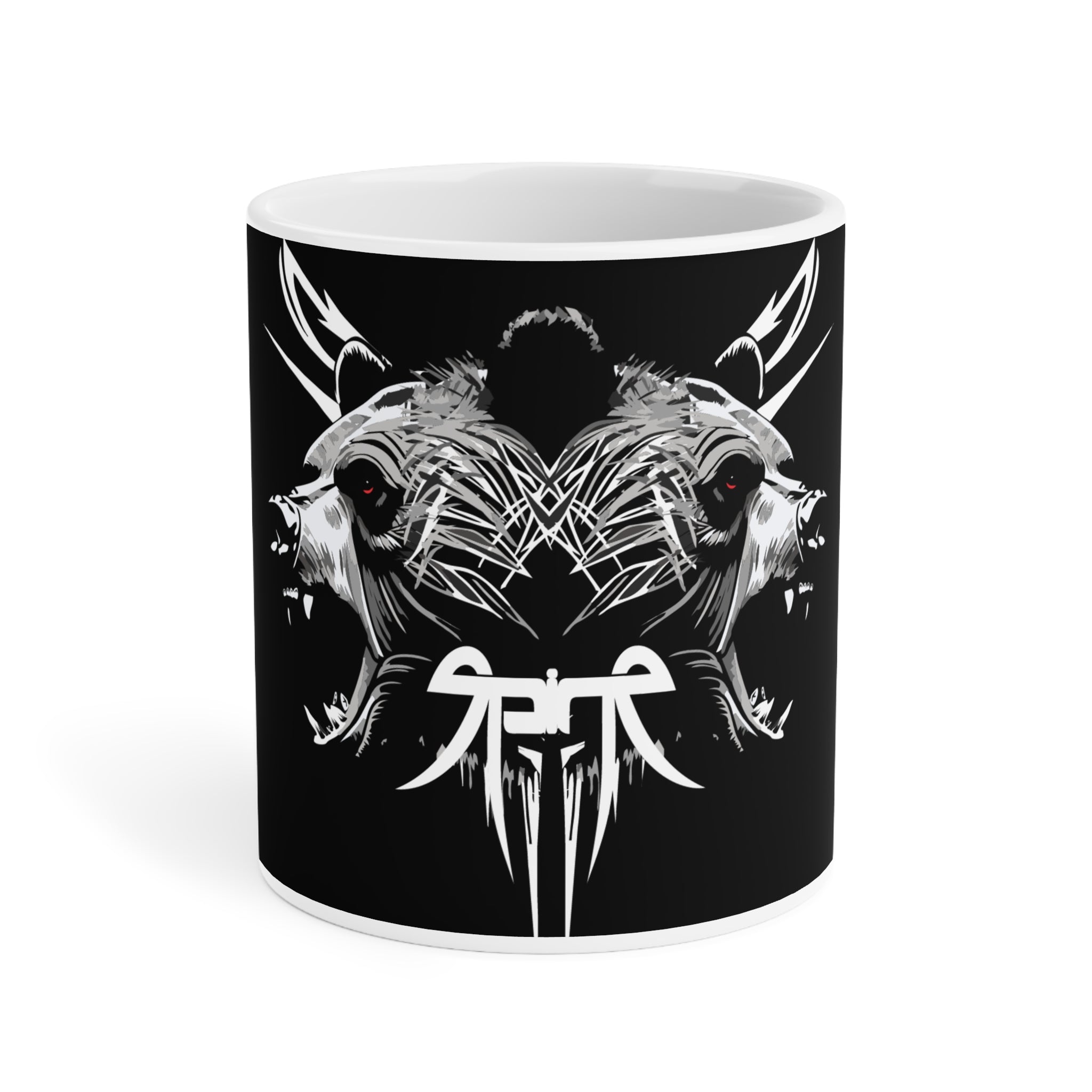 Grizzly Clan Berserker Spine, Big Boy Ceramic Mugs (11oz\15oz\20oz) by Spine Design