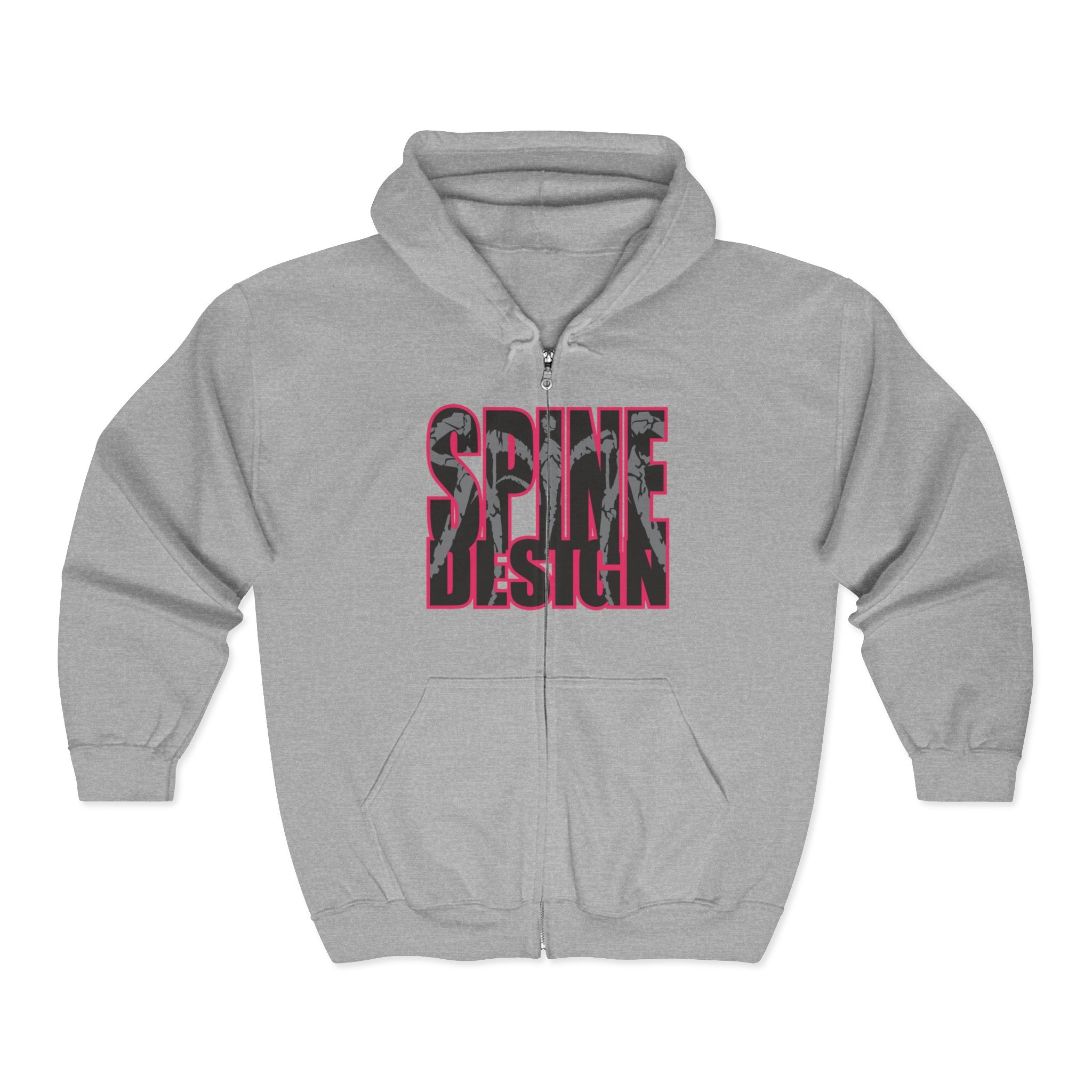 Spine Design Primal Unisex Heavy Blend™ Full Zip Hooded Sweatshirt