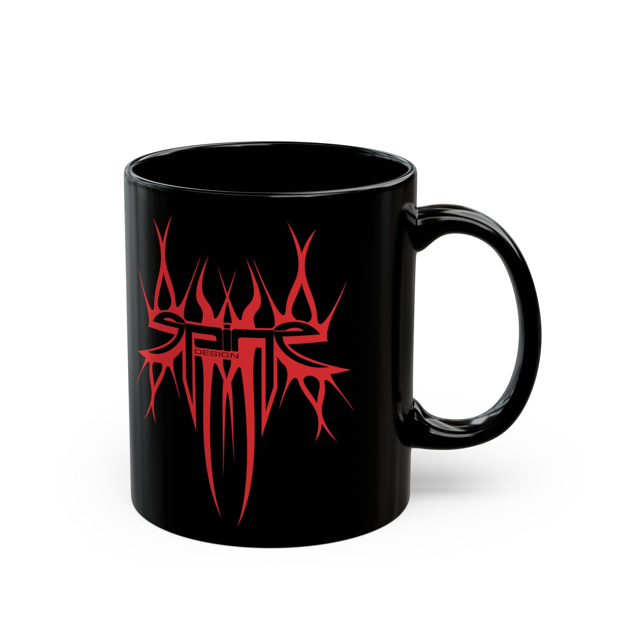 Grizzly Flame Spine, Black Mug (11oz, 15oz)